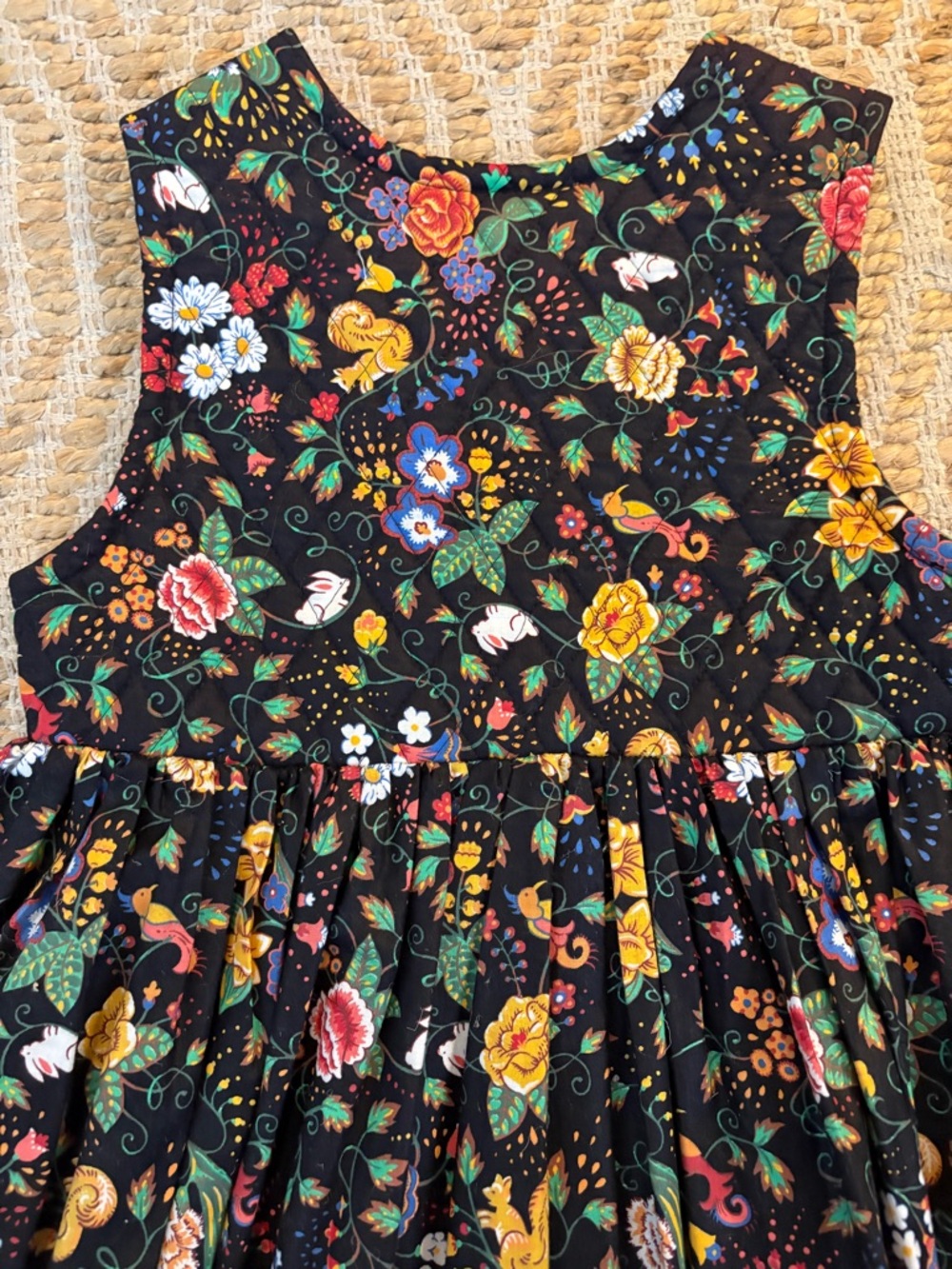 90’s Vera Bradley “Tavern on the Green” Vintage Inspired Floral Garden Motif - M - Picture 6 of 11